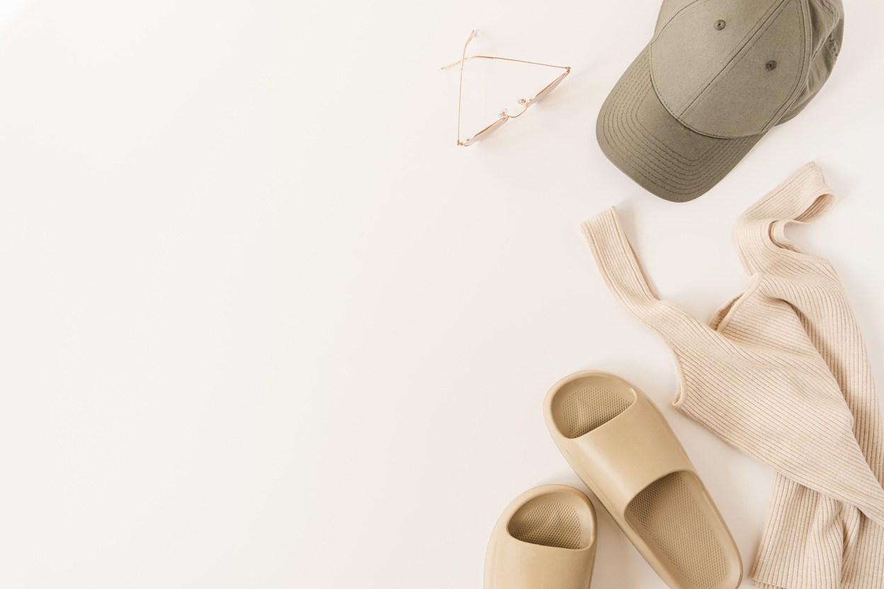 Neutral Outfit Flat Lay 